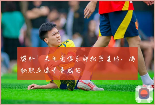 爆料！某电竞俱乐部秘密基地，揭秘职业选手养成记
